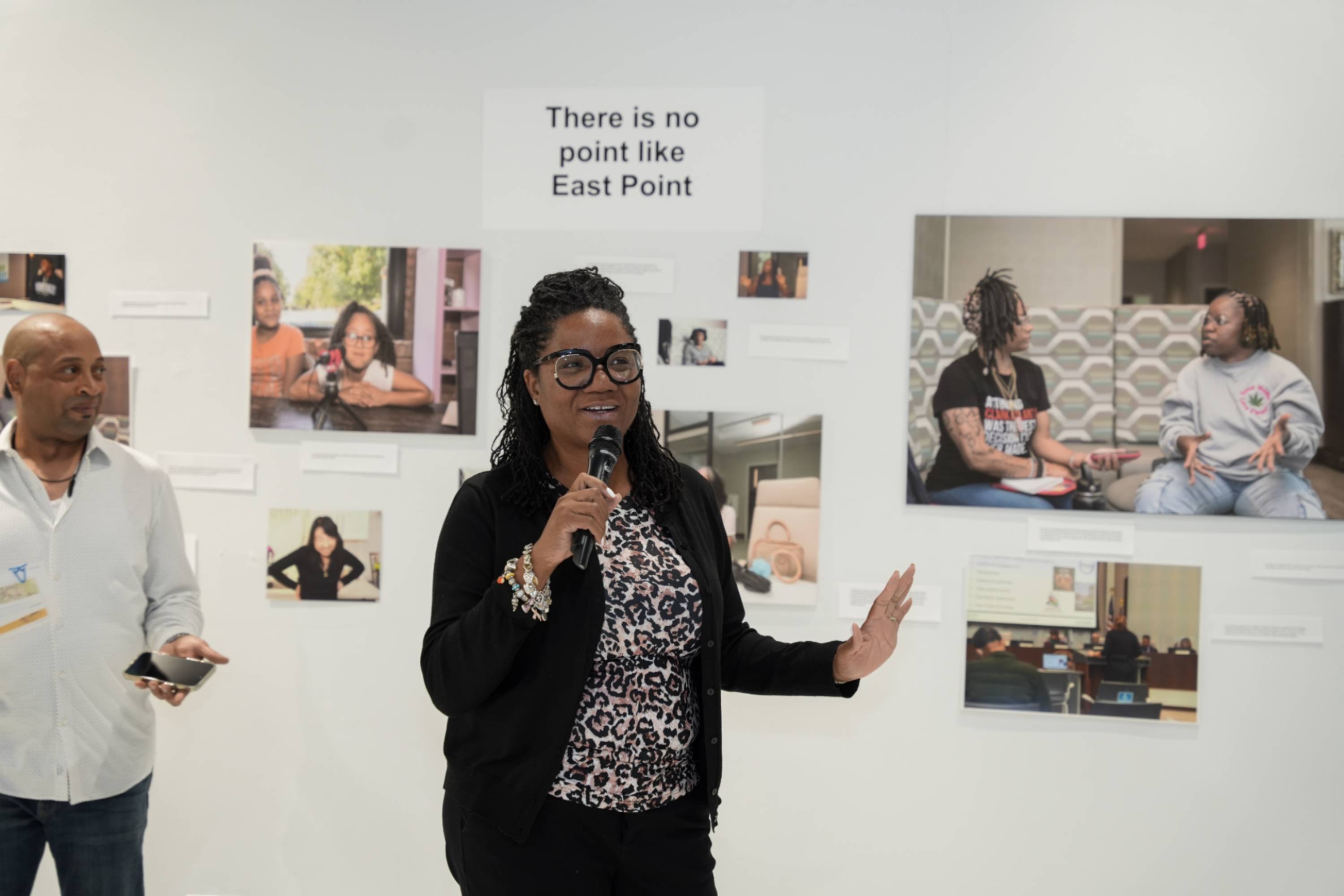 Mayor Deana Holiday Ingraham at Photovoice Exhibit